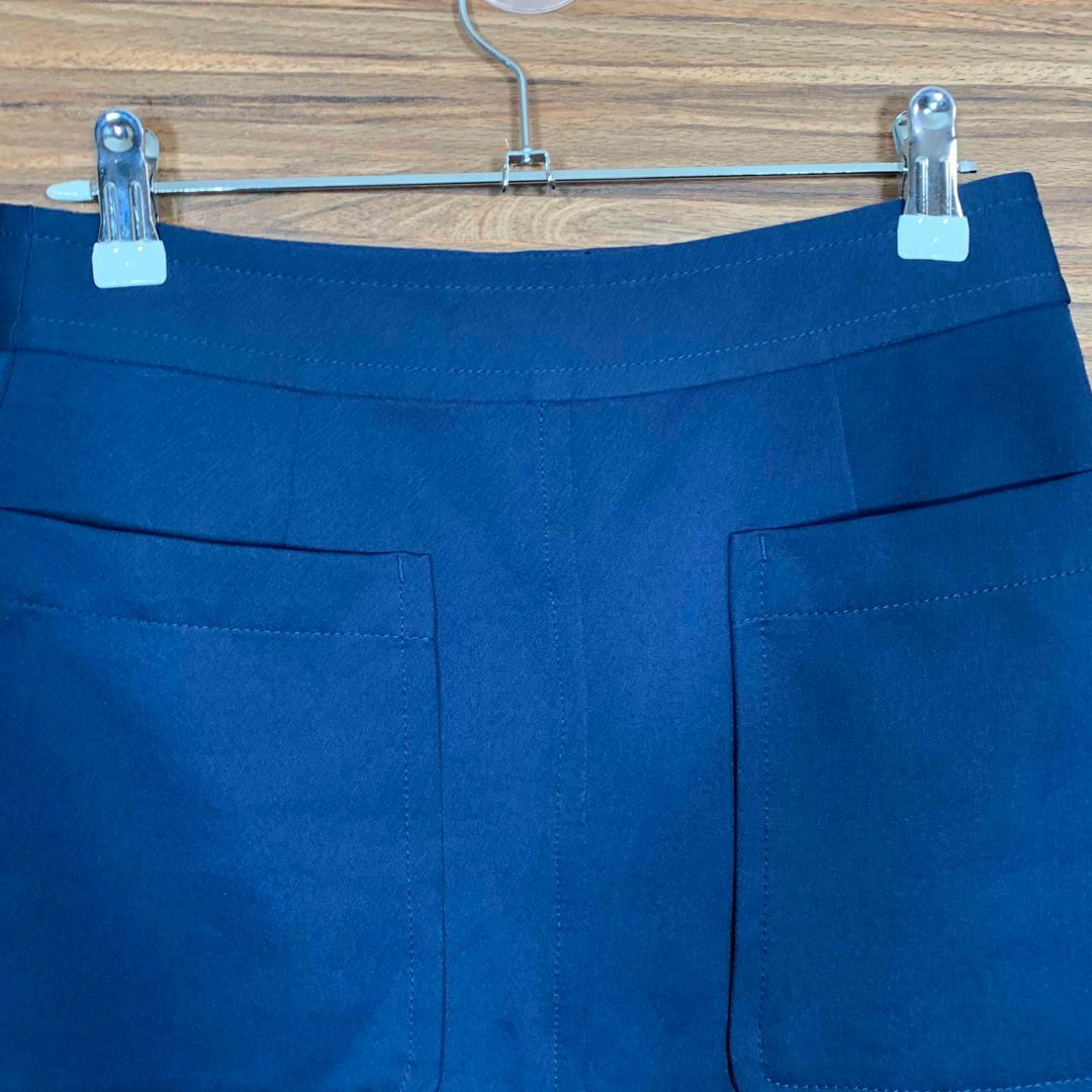 MARC BY MARC JACOBS(マークバイマークジェイコブス)のマークバイマークジェイコブス スカート サイズ2 M相当 紺色 ネイビー 無地 レディースのスカート(ひざ丈スカート)の商品写真