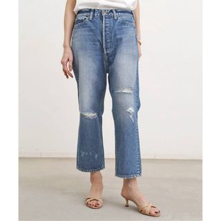 アパルトモンドゥーズィエムクラス(L'Appartement DEUXIEME CLASSE)のアパルトモン　CRASHED SAROUEL PANTS DENIM(デニム/ジーンズ)