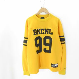 BACK CHANNEL FOOTBALL L/S SHIRT YELLOW Size-XL (Tシャツ/カットソー(半袖/袖なし))