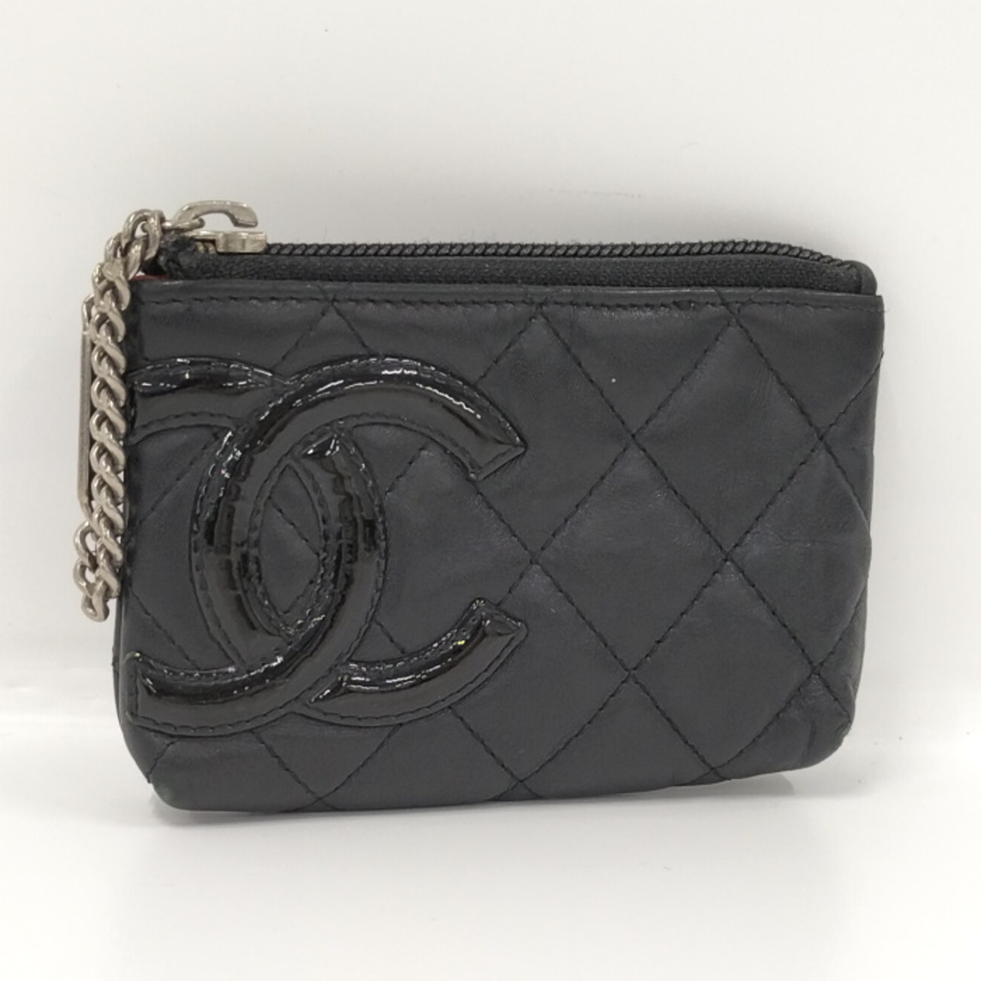 CHANEL(シャネル)のCHANEL 小銭入れ コインケース カンボンライン ブラック レディースのファッション小物(コインケース)の商品写真