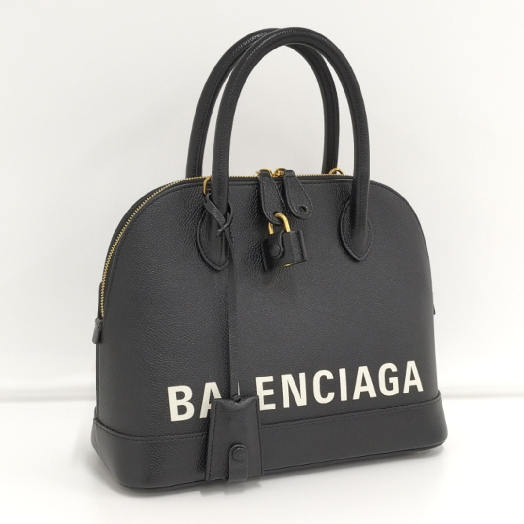 Balenciaga(バレンシアガ)のBALENCIAGA ヴィル トップハンドルS ハンドバッグ レザー ブラック レディースのバッグ(トートバッグ)の商品写真
