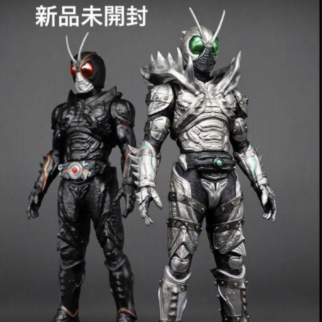 未開封ジャンボソフビフィギュア　仮面ライダーBLACK SUN　対決セット