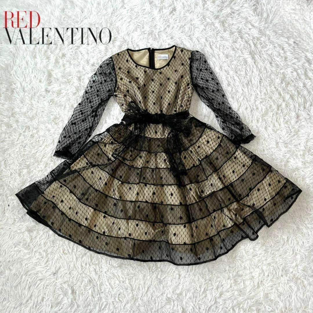 RED レッドヴァレンティノ　ローラ　着用　ドレス　ワンピース　40.