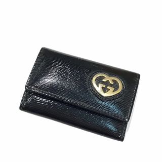 グッチ(Gucci)の【中古】GUCCI　グッチ ラブリーハート　キーケース　6連キーケース　257217　レザー　ハート　G金具　小物　キー　ケース　鍵入れ　レディース　メンズ　ユニセックス  【ブランドギャラリー東心斎橋店】(キーケース)