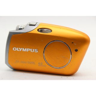 【返品保証】 オリンパス Olympus μ-mini DIgital オレンジ AF 2x コンパクトデジタルカメラ  s6248(コンパクトデジタルカメラ)