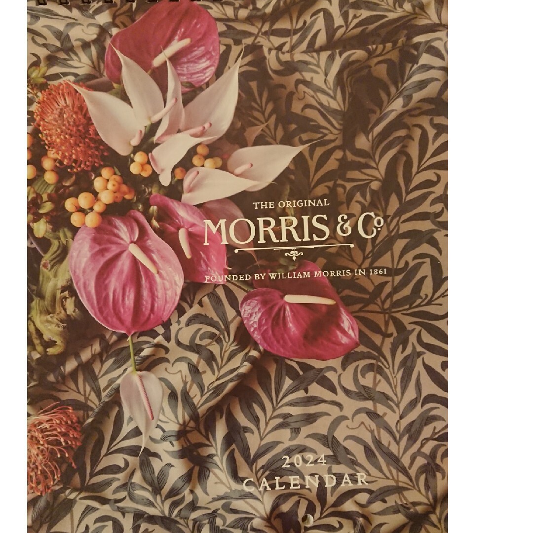 William Morris(ウィリアム・モリス)のウィリアム モリス カレンダー 2024 インテリア/住まい/日用品の文房具(カレンダー/スケジュール)の商品写真