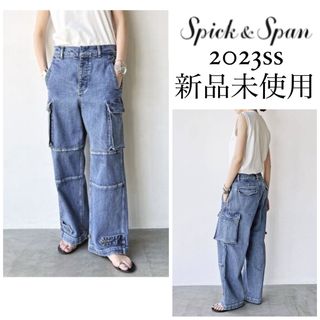 スピックアンドスパン(Spick & Span)の新品◇Spick and Span　5 1/2 CARGO-LINE DENIM(デニム/ジーンズ)