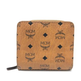 MCM エムシーエム 折り財布 ヴィセトス柄 ロゴプレート マルチカラー