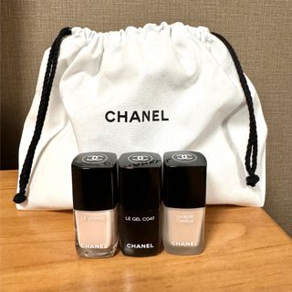 シャネル(CHANEL)のシャネル ネイル用品 巾着ポーチ4点セット(マニキュア)