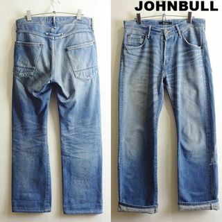 ジョンブル(JOHNBULL)のジョンブル　セルビッジ ワークストレートジーンズ　W81cm　赤耳　藍青　日本製(デニム/ジーンズ)