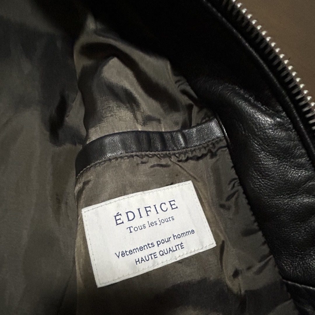 schott(ショット)のSchott ×EDIFICE sheepskin single riders メンズのジャケット/アウター(レザージャケット)の商品写真