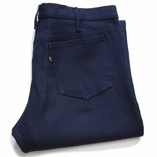 リーバイス(Levi's)の80s USA製 Levi'sリーバイス 517 ポリエステルパンツ 紺 w36 L30★82 スタプレ ブーツカット フレア オールド カントリー ネイビー(スラックス)