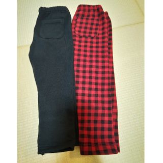 ユニクロ(UNIQLO)の☆美品☆UNIQLO　ユニクロ　フリース　レギンス 90(パンツ/スパッツ)