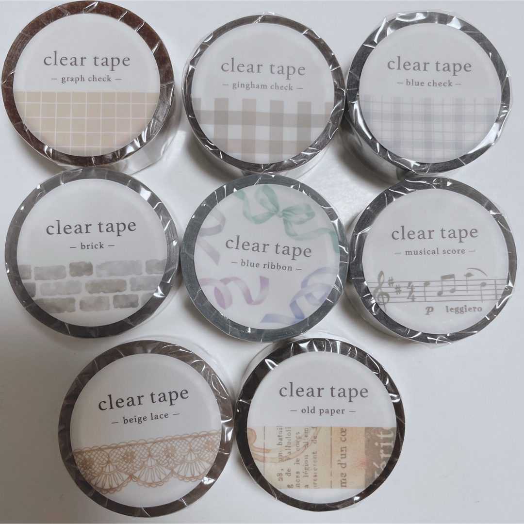 【バラ売り可】 MIND  WAVE  Clear  Tape  15mm インテリア/住まい/日用品の文房具(テープ/マスキングテープ)の商品写真