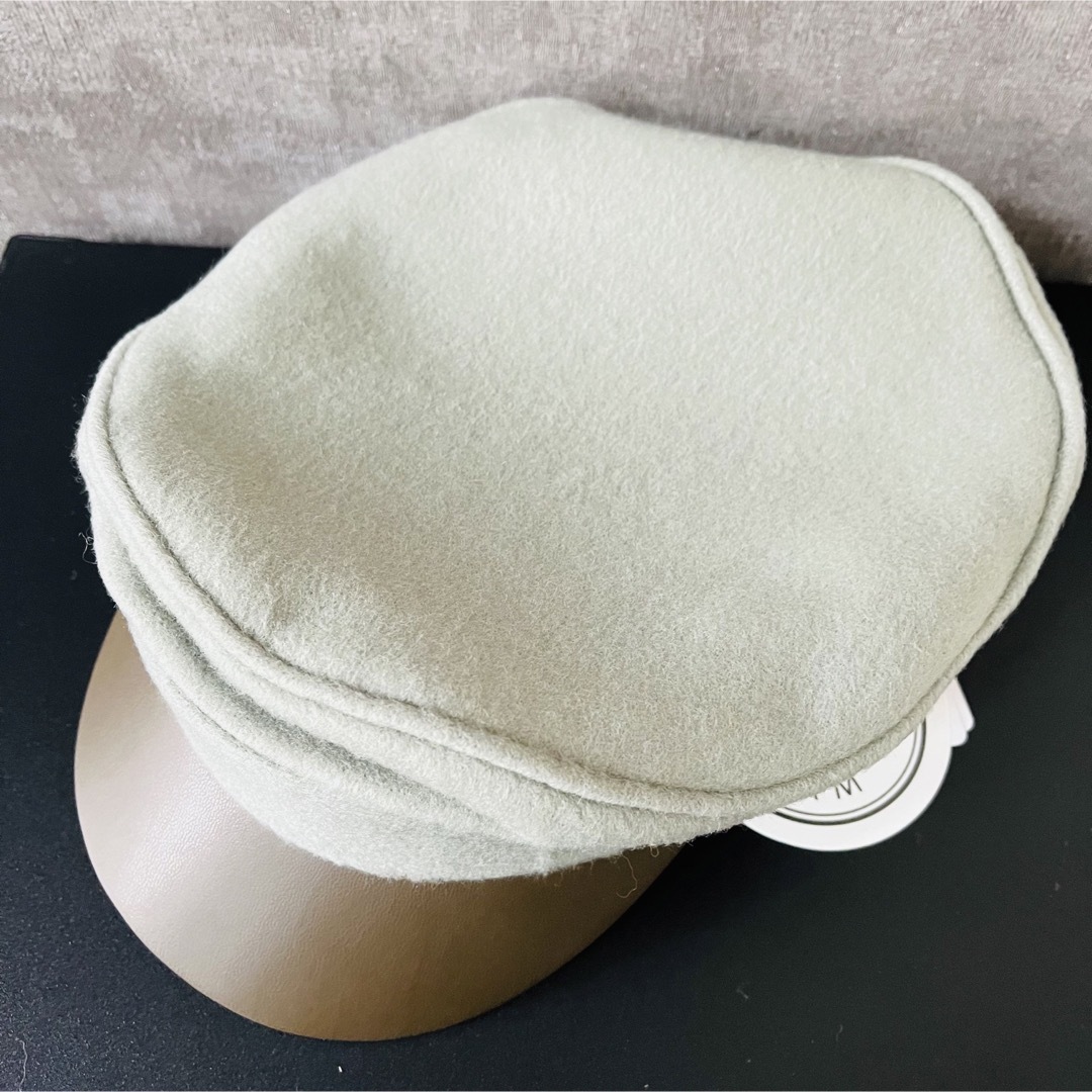 ALEXIA STAM(アリシアスタン)のALEXIASTAM アリシアスタン ウールマリンキャップ キャップ 帽子 レディースの帽子(キャスケット)の商品写真