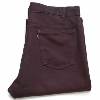 リーバイス(Levi's)の00s Levi'sリーバイス 517 ポリエステルパンツ 焦げ茶 w35★101 スタプレ ブーツカット フレア オールド カントリー ブラウン(スラックス)