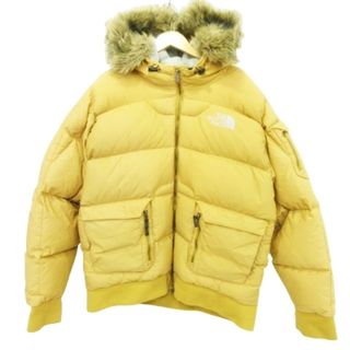 超美品 THE NORTH FACE ダウンジャケット イエロー ファー