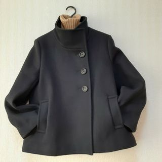 Y76◉34 チェスターコート アイボリー XL 防寒 抜け感 上品 お洒落の