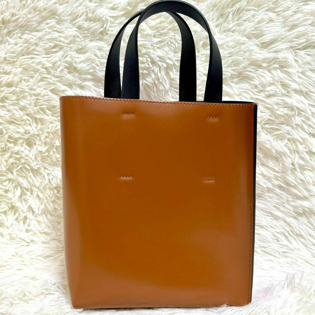 Marni(マルニ)の【極美品】マルニ ミュゼオミニ 2way ショルダーバッグ ハンド バイカラー レディースのバッグ(ショルダーバッグ)の商品写真