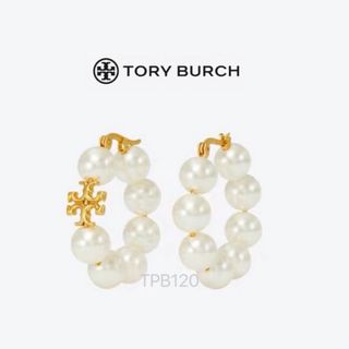 トリーバーチ(Tory Burch)のTBP120S5トリーバーチ Tory Burch   パール　新作　ピアス(ピアス)