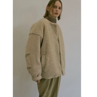 CLANE - MANOF  COMBINATION FUR SHORT COAT 