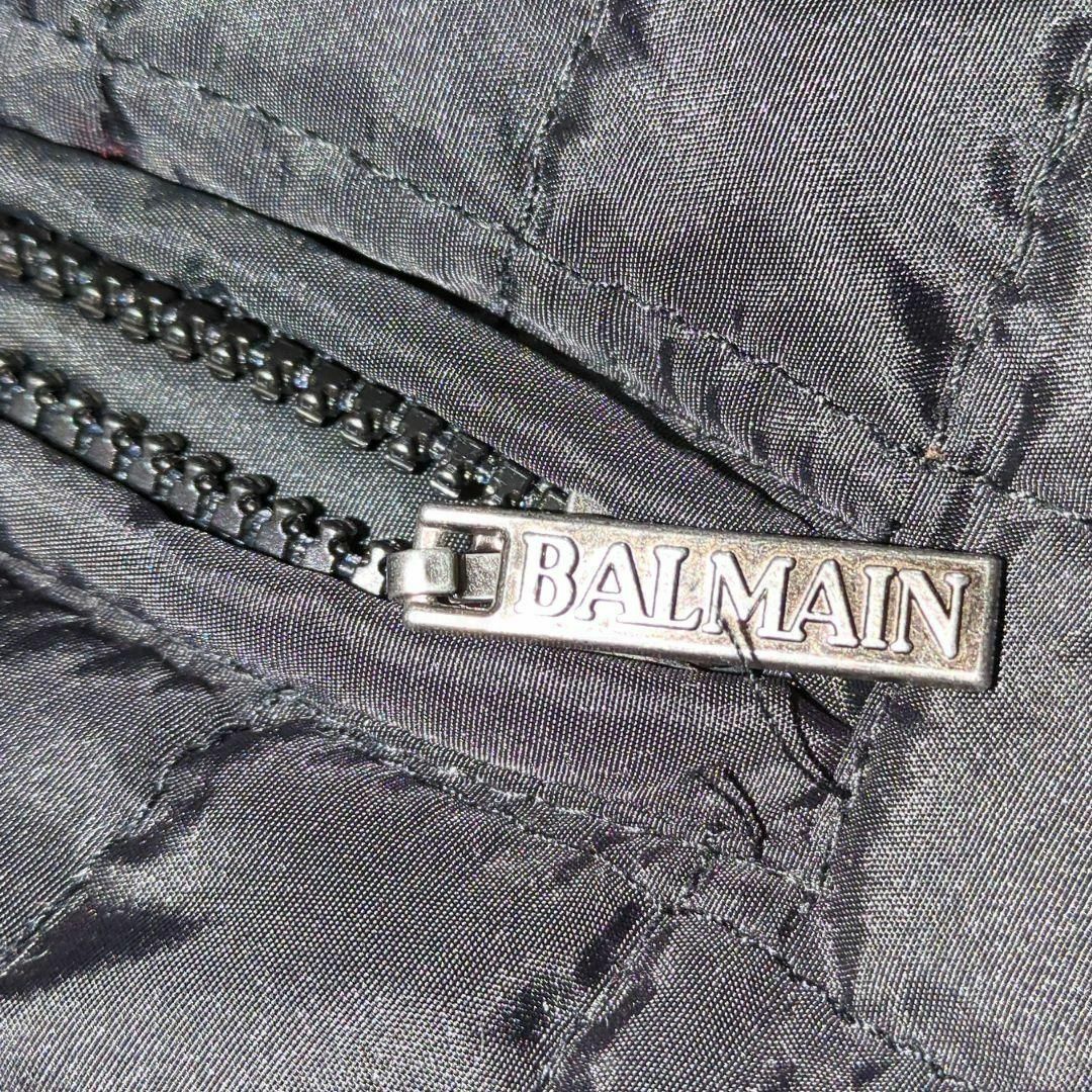 BALMAIN(バルマン)の【美品】 バルマン ダウンジャケット レディース M ブラック 薄手 ダウン95 レディースのジャケット/アウター(ダウンジャケット)の商品写真