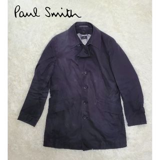 ポールスミス(Paul Smith)のPaul Smith★ビジネスコート★マルチストライプ★ブラック(ステンカラーコート)