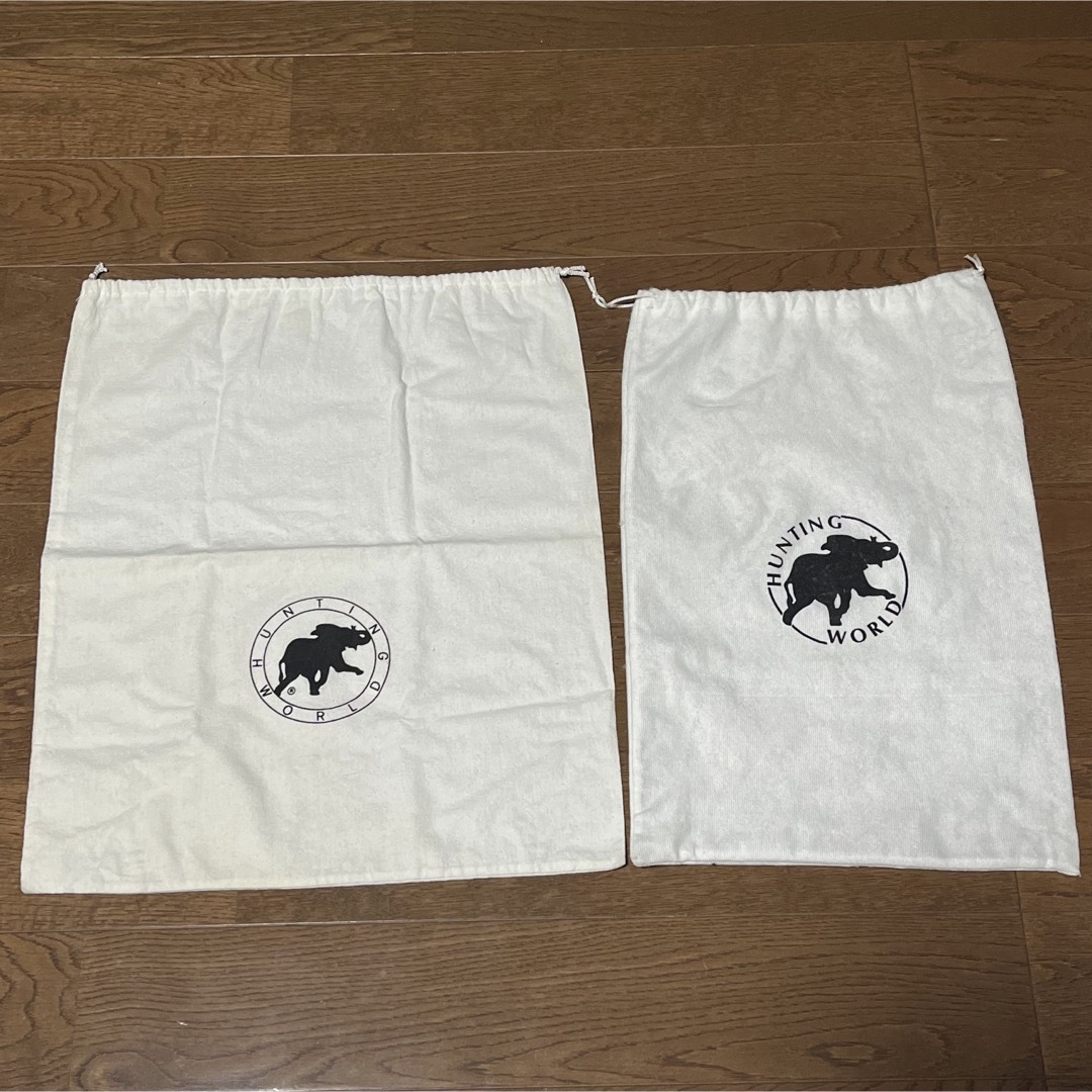 HUNTING WORLD(ハンティングワールド)のハンティングワールド　保存袋　巾着袋　2枚  メンズのバッグ(その他)の商品写真