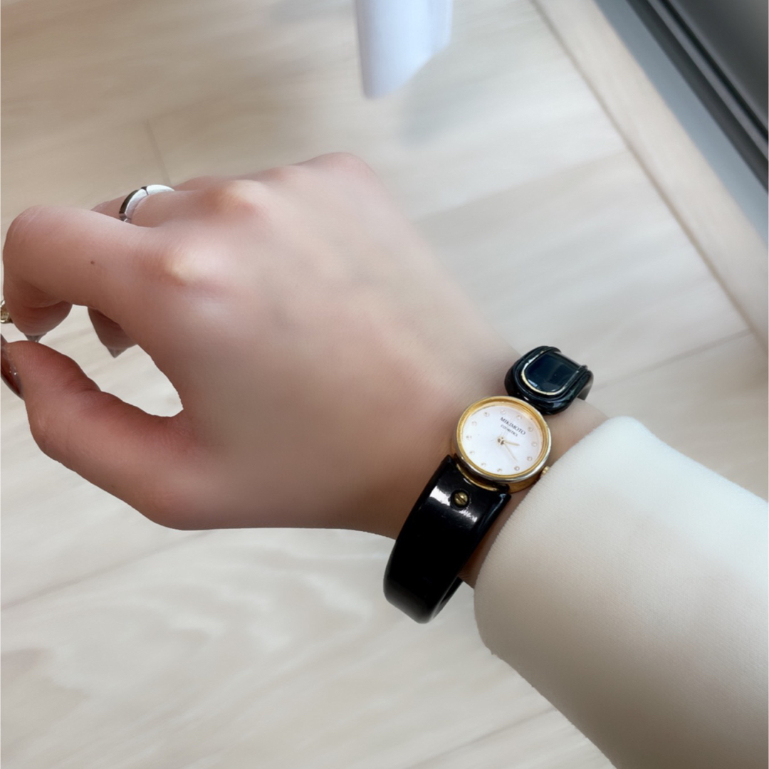 MIKIMOTO(ミキモト)の【人気】MIKIMOTO バングル 腕時計 レディースのファッション小物(腕時計)の商品写真