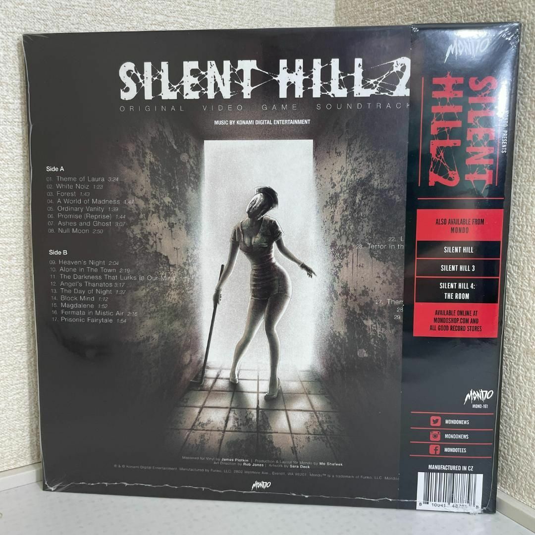 Silent Hill 2 Soundtrack LP サントラ レコード DO