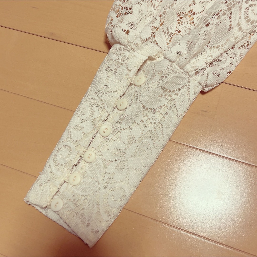 GUNNE SAX(ガニーサックス)のガニーサックス　GUNNE SAX ブラウス　総レース レディースのトップス(シャツ/ブラウス(長袖/七分))の商品写真