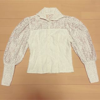 ガニーサックス　GUNNE SAX ブラウス　総レース