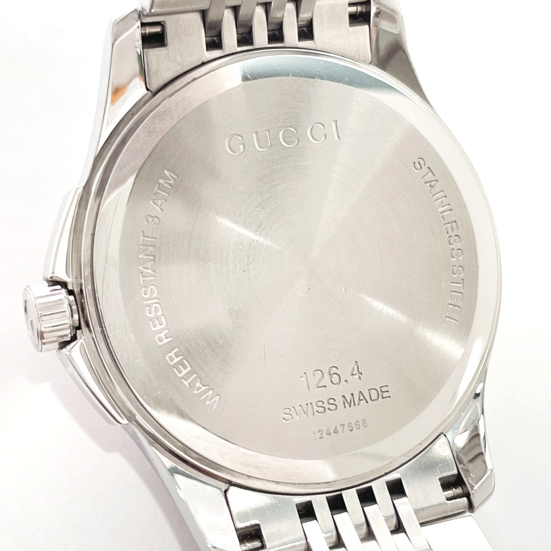 Gucci(グッチ)のグッチ 腕時計 Gタイムレス  126.4 シルバー メンズの時計(腕時計(アナログ))の商品写真