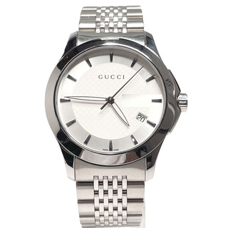 グッチ(Gucci)のグッチ 腕時計 Gタイムレス  126.4 シルバー(腕時計(アナログ))
