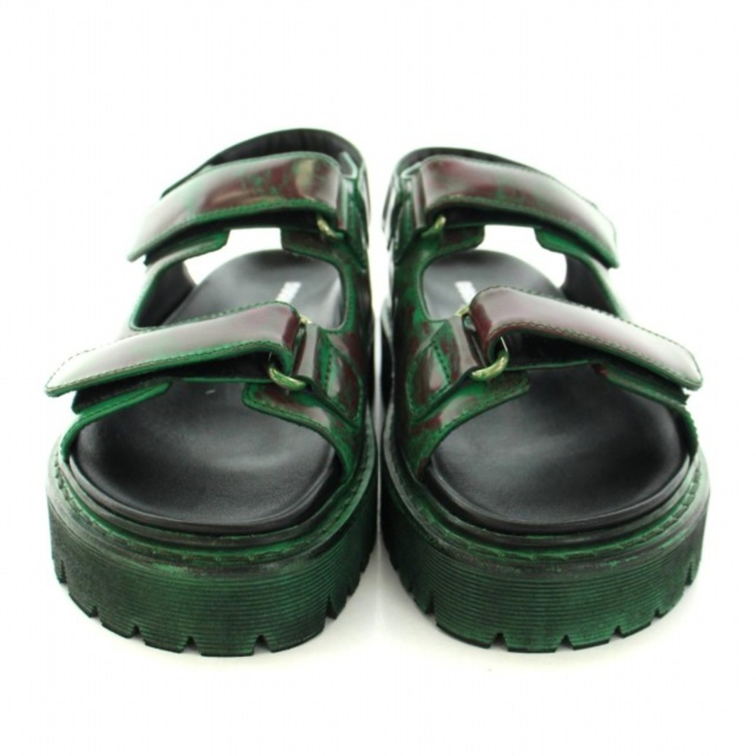 DSQUARED2(ディースクエアード)のDSQUARED2 タグ付き サンダル スポーツサンダル 総柄 靴 42 緑 メンズの靴/シューズ(サンダル)の商品写真