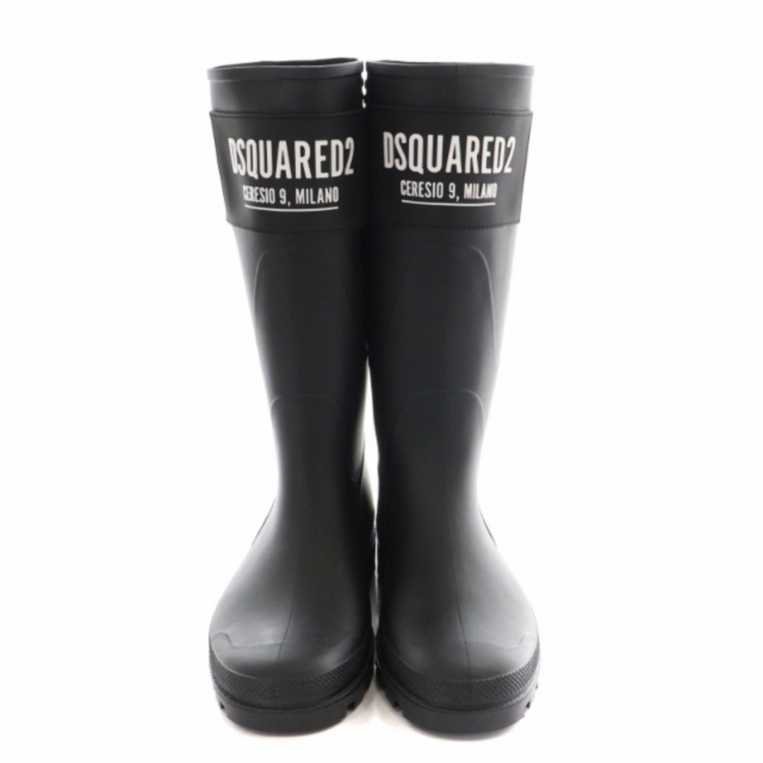 DSQUARED2(ディースクエアード)のDSQUARED2 ラバーブーツ レインブーツ ロゴ 長靴 42 27cm メンズの靴/シューズ(長靴/レインシューズ)の商品写真