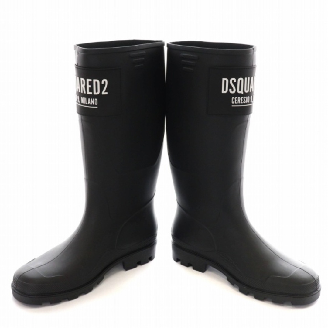 DSQUARED2(ディースクエアード)のDSQUARED2 ラバーブーツ レインブーツ ロゴ 長靴 42 27cm メンズの靴/シューズ(長靴/レインシューズ)の商品写真