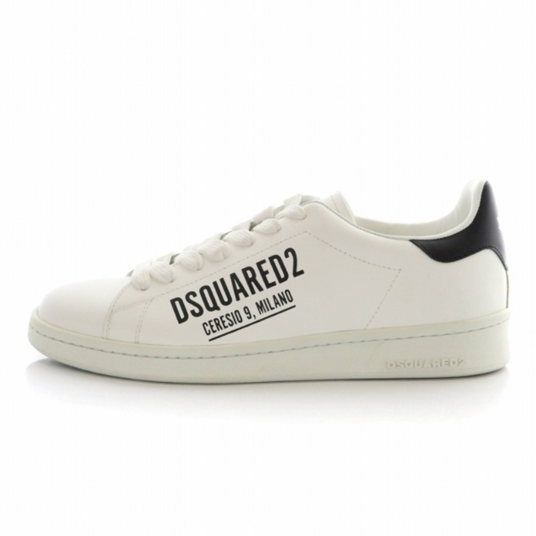 DSQUARED2(ディースクエアード)のDSQUARED2 ロゴ スニーカー レザー ローカット 靴 39 25.5cm メンズの靴/シューズ(スニーカー)の商品写真