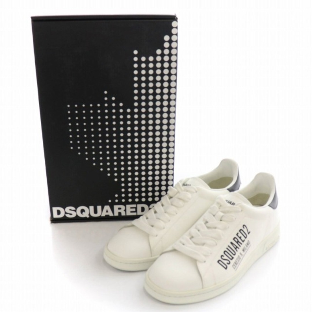DSQUARED2(ディースクエアード)のDSQUARED2 ロゴ スニーカー レザー ローカット 靴 39 25.5cm メンズの靴/シューズ(スニーカー)の商品写真
