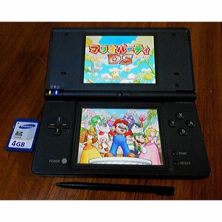 ニンテンドーDS(ニンテンドーDS)のNintendo DSi ブラック 4GB SDカード付 動作確認済(携帯用ゲーム機本体)