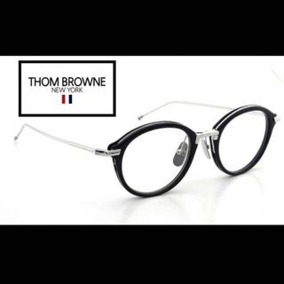 トムブラウン(THOM BROWNE)のthom brown トムブラウン 眼鏡 メガネ TB011 ブラック(サングラス/メガネ)