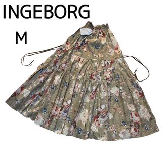 INGEBORG   ピンクカメリア長袖綿セーター未使用品