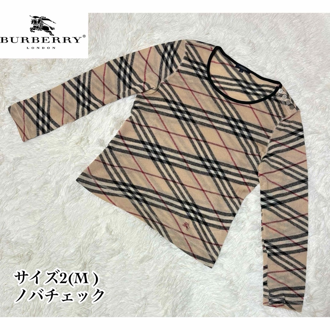 BURBERRY - バーバリーロンドンBURBERRY LONDON ウール ノバチェック