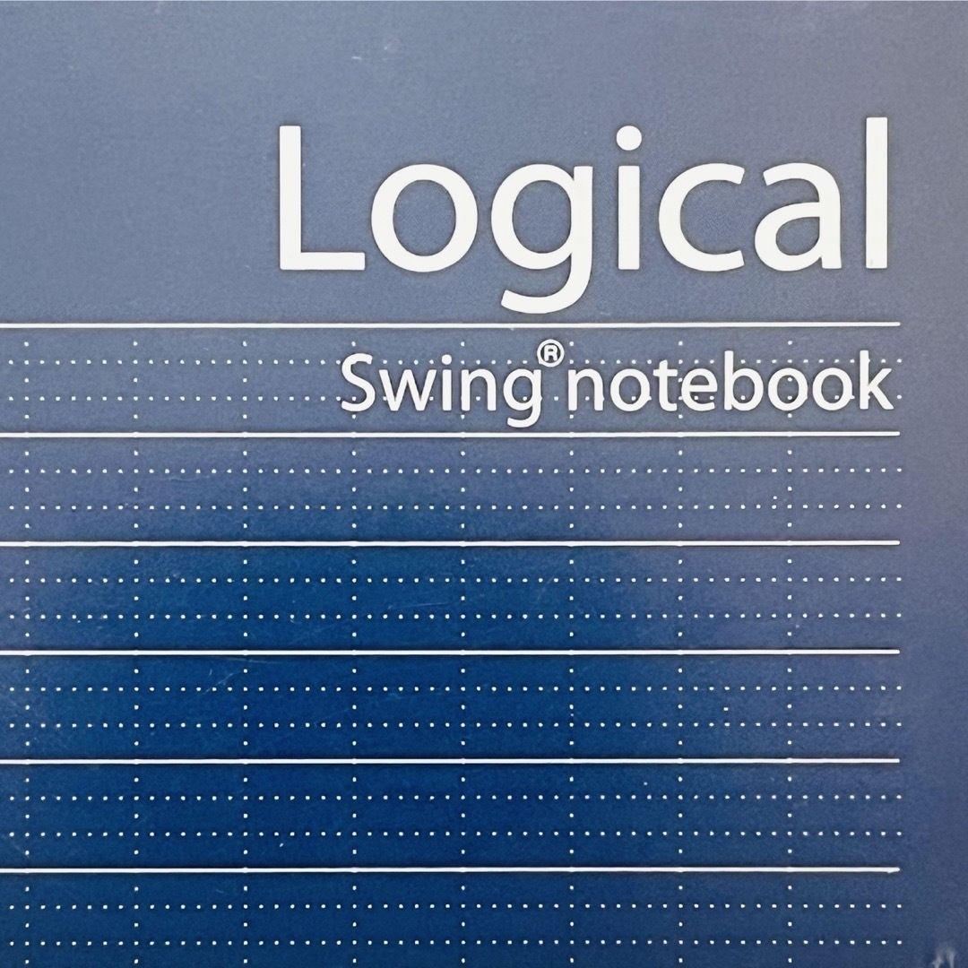 Logicalノート ダークカラー / A罫・B5・7mm  5冊＋おまけ1冊 インテリア/住まい/日用品の文房具(ノート/メモ帳/ふせん)の商品写真