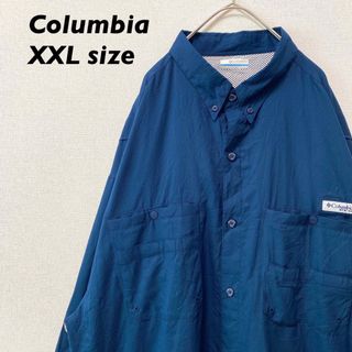 コロンビア(Columbia)のコロンビア　長袖シャツ　フィッシングシャツ　PFG 内メッシュ　男女兼用　XXL(シャツ)