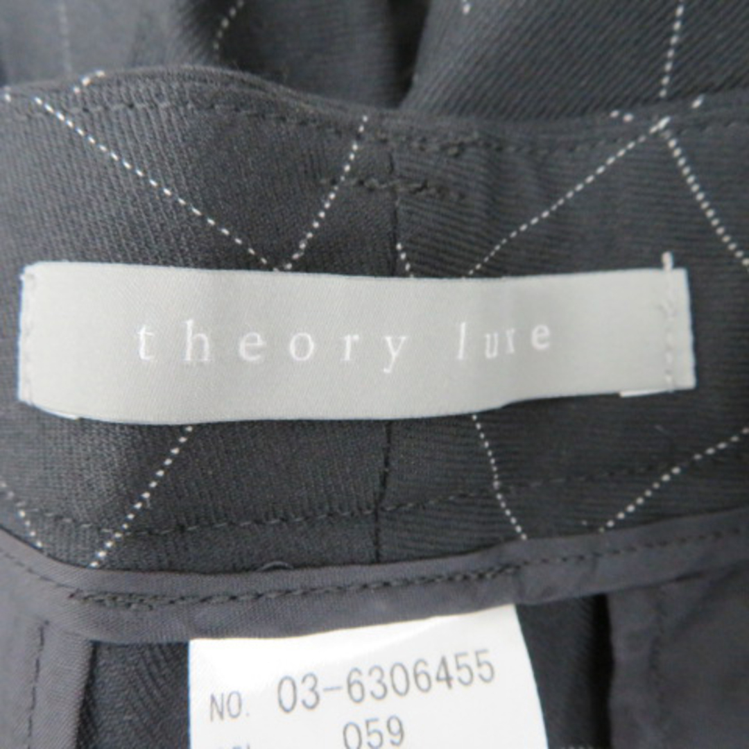 Theory luxe(セオリーリュクス)のセオリーリュクス テーパードパンツ アンクル丈 グラフチェック柄 ウール 38 レディースのパンツ(その他)の商品写真