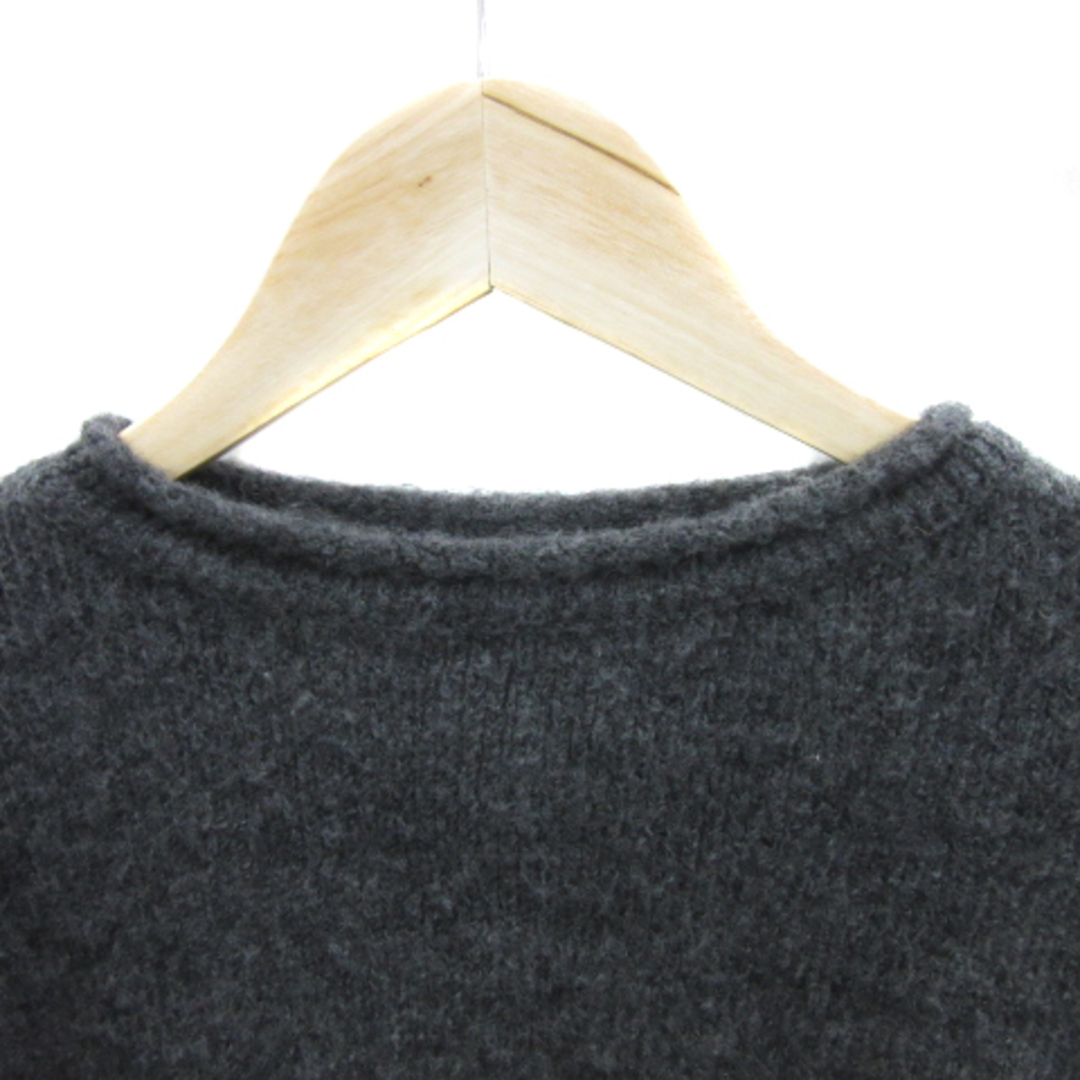 GRL(グレイル)のグレイル ニット セーター 長袖 無地 オーバーサイズ F ダークグレー ■MO レディースのトップス(ニット/セーター)の商品写真