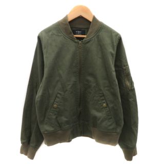 ダブルクローゼット(w closet)のダブルクローゼット ブルゾンジャケット ミドル丈 ジップアップ 10周年 カーキ(ブルゾン)