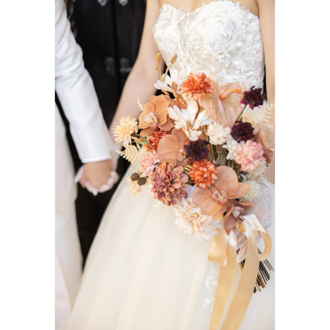 結婚式 ブーケ ブートニア付 カラードレス アーティフィシャル 結婚式 ブーケ ブートニア付 カラードレス アーティフィシャル