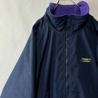 エルエルビーン(L.L.Bean)のUSA製　L.L.Bean ウォームアップジャケット　ナイロンフリース　XL(ナイロンジャケット)